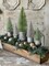 Elevated Charm Candle Holder - Rustic Tabletop Decoration - Holiday Tree